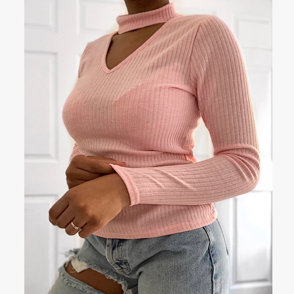 Pink Sweater